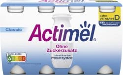 Danone Actimel Classic ohne Zuckerzusatz