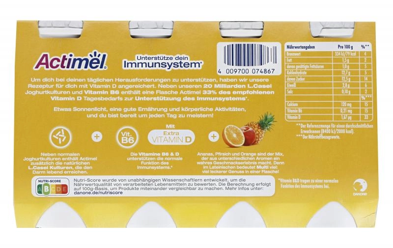 Danone Actimel Multifrucht