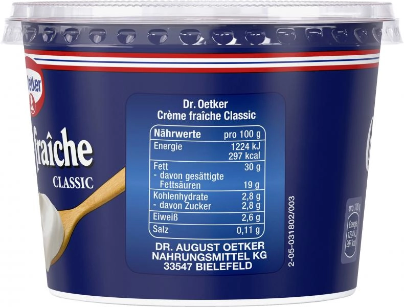 Dr. Oetker Crème fraîche classic