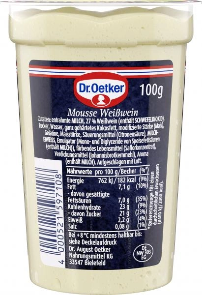 Dr. Oetker Momente Mousse Weißwein