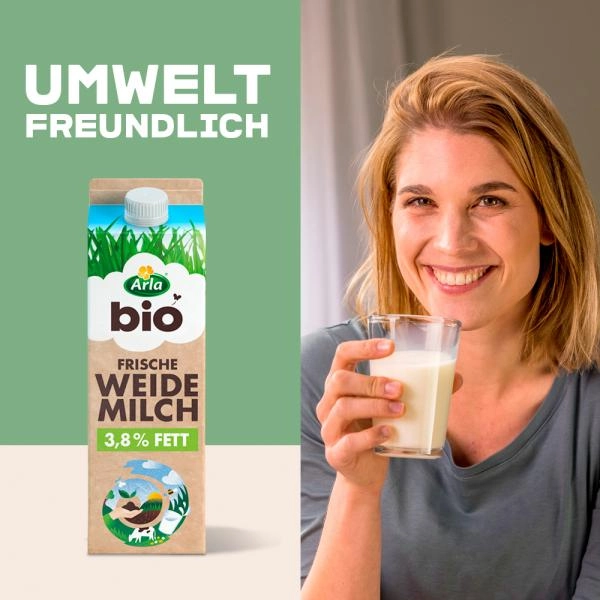 Arla Bio Frische Weidemilch 3,8% Fett