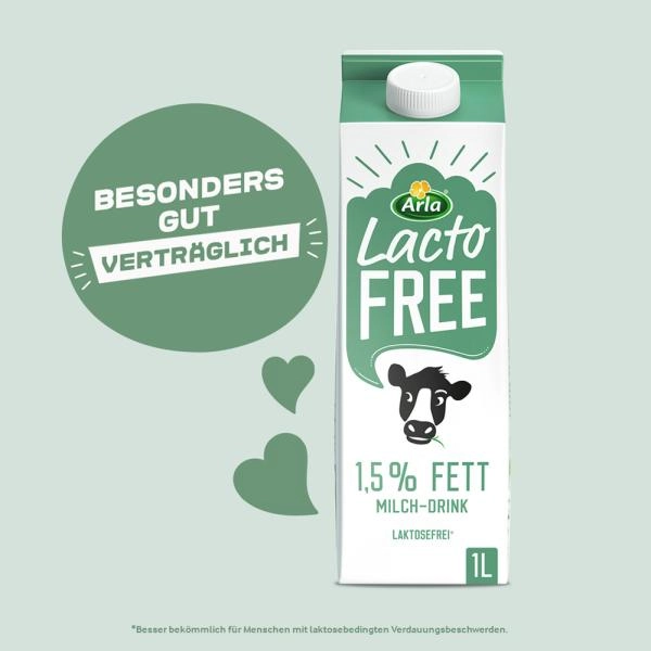 Arla Lacto Free Laktosefreie Milch 1,5%