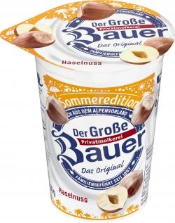 Bauer Fruchtjoghurt Sommeredition Haselnuss