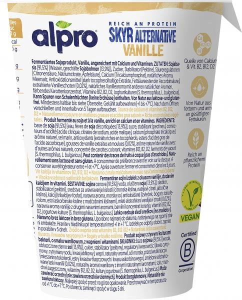 Alpro Skyr Joghurtalternative Vanille