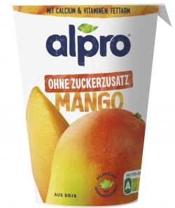 Alpro Soja-Joghurtalternative ohne Zucker-Zusatz Mango