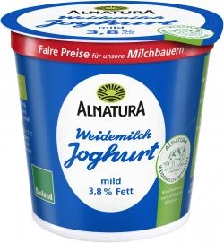 Alnatura Weidemilch Joghurt 3,8% Fett