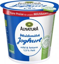 Alnatura Weidemilch Joghurt 1,5% Fett