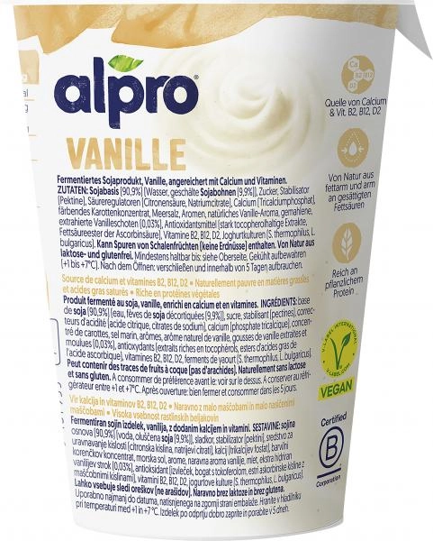 Alpro Soya Joghurtalternative Vanille