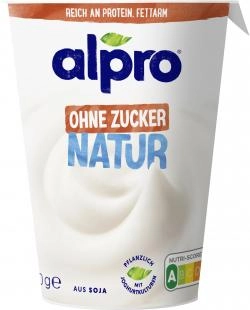 Alpro Soja-Joghurtalternative Natur ohne Zucker