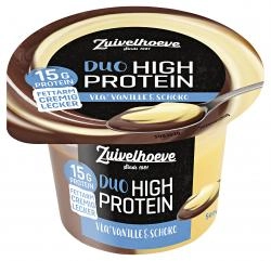 Zuivelhoeve Vla Duo High Protein Vanille & Schoko