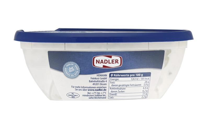 Nadler Sahneheringsfilets mit Gurken & Äpfeln