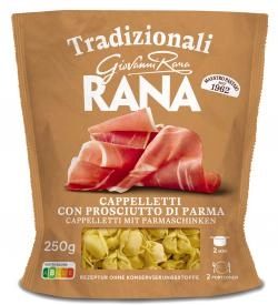 Giovanni Rana Cappelletti mit Parmaschinken