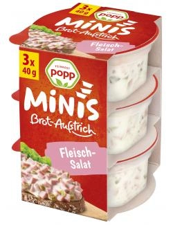 Popp Brotaufstrich Fleischsalat Minis