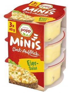 Popp Brotaufstrich Eiersalat Minis