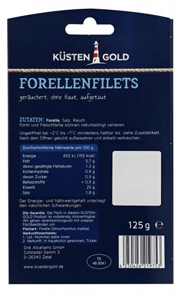 Küstengold Forellenfilets