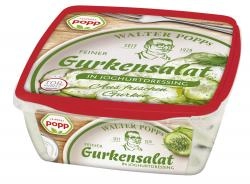 Popp Gurkensalat in Joghurtdressing