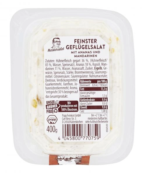 Popp Feinkost Geflügelsalat