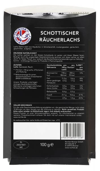 Norfisk schottischer Räucherlachs