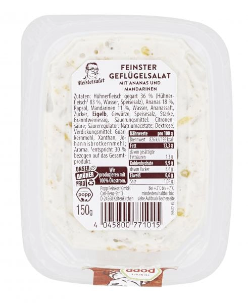 Popp Meistersalat Feinster Geflügelsalat