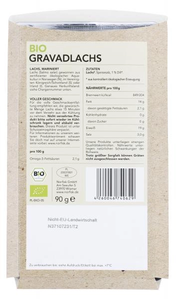 Norfisk Bio Gravad Lachs