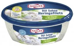 Nadler Dill Sahne Heringsfilets mit Gurke & Zwiebel