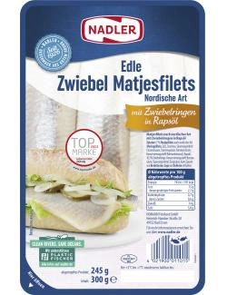 Nadler Edle Zwiebel Matjesfilets Nordische Art