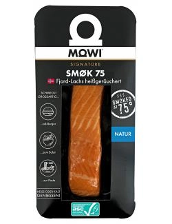 Mowi Smok 75 Fjord Lachs heißgeräuchert natur