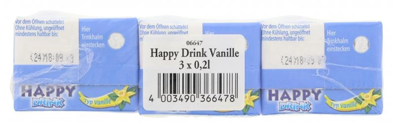 Happy Drink Typ Vanille