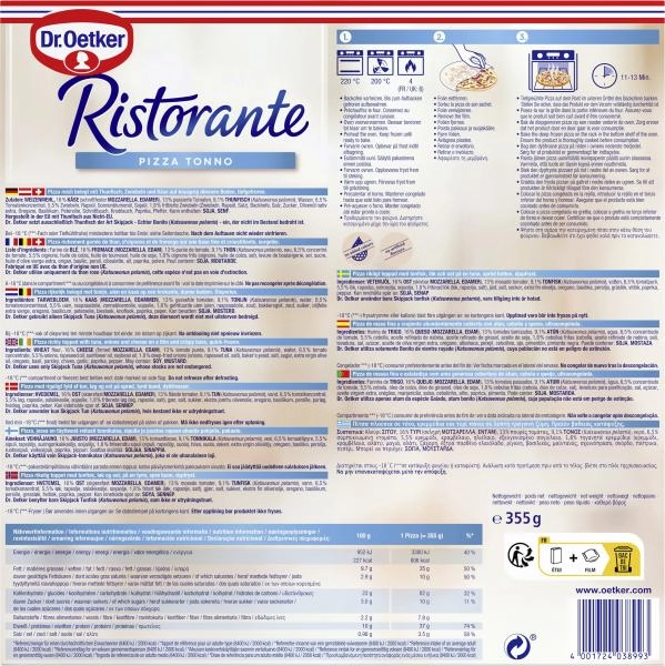 Dr. Oetker Ristorante Pizza Tonno