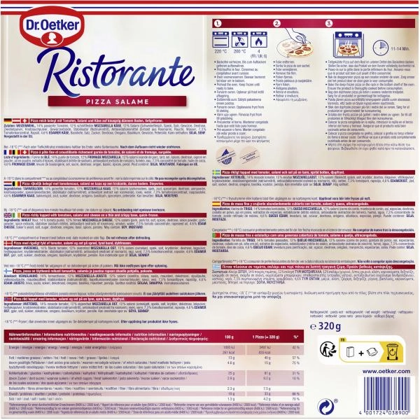 Dr. Oetker Ristorante Pizza Salame