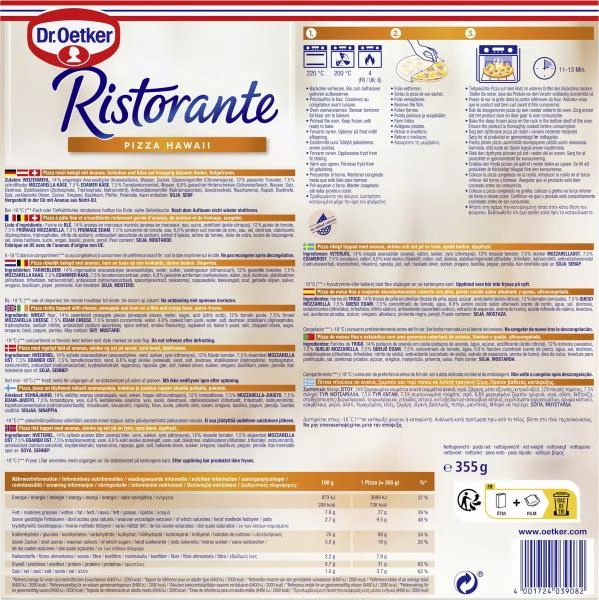 Dr. Oetker Ristorante Pizza Hawaii