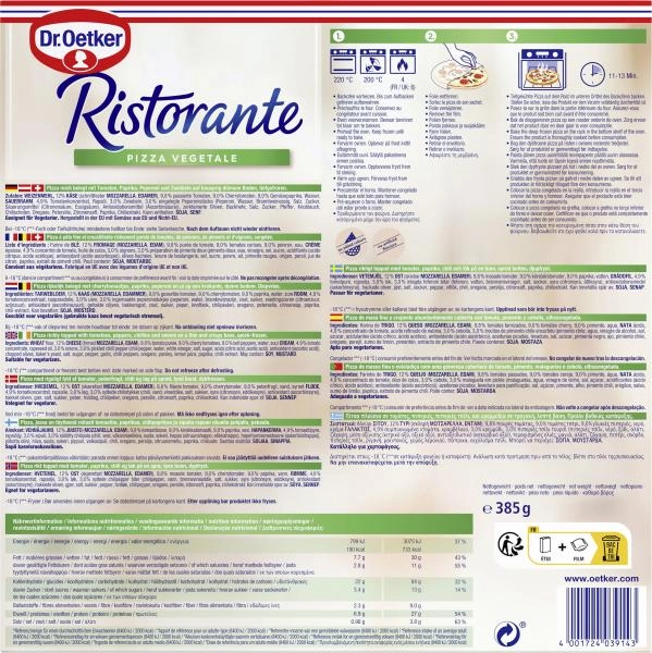 Dr. Oetker Ristorante Pizza Vegetale