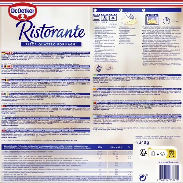 Dr. Oetker Ristorante Pizza Quattro Formaggi