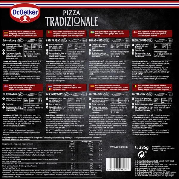 Dr. Oetker Pizza Tradizionale Salame Romano