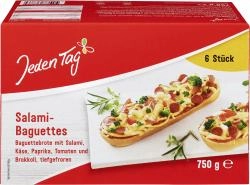 Jeden Tag Salami-Baguettes