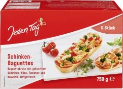 Jeden Tag Schinken-Baguettes