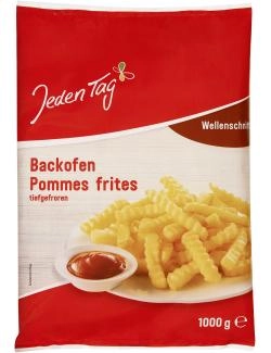 Jeden Tag Backofen Pommes Frites Wellenschnitt