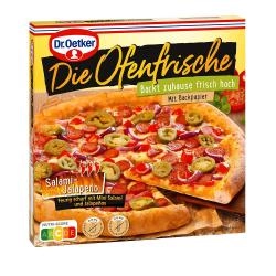 Dr. Oetker Die Ofenfrische Pizza Salami-Jalapeno