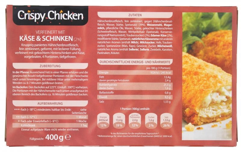 Copack Crispy Chicken Käse & Schinken