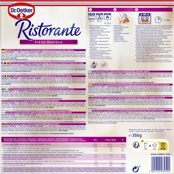 Dr. Oetker Ristorante Pizza Diavola