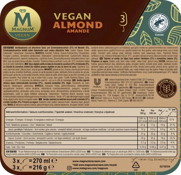 Magnum Vegan Almond