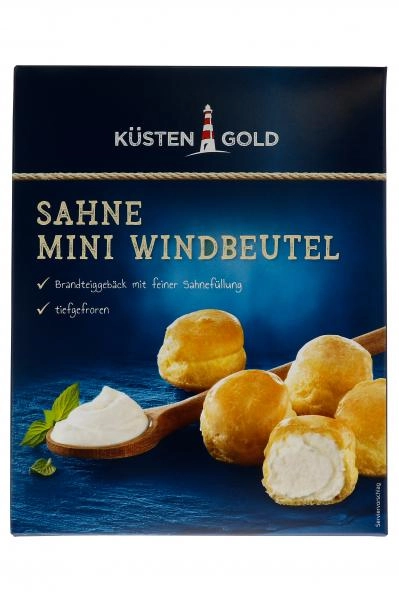 Küstengold Sahne Mini Windbeutel