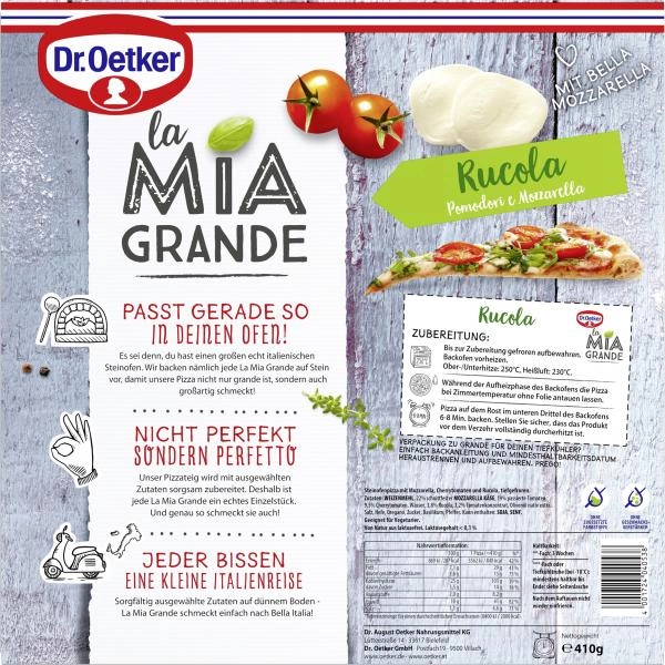 Dr. Oetker La Mia Grande Pizza Rucola