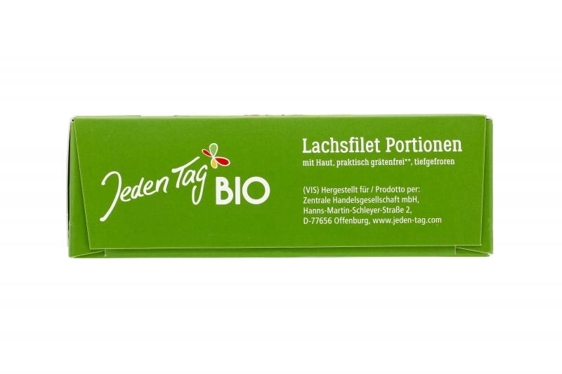 Jeden Tag Bio Lachsfilet Portionen