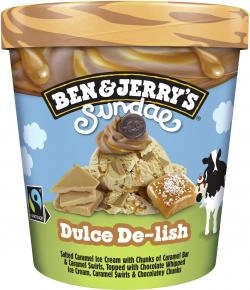 Ben & Jerrys Sundae Dulce De-lish