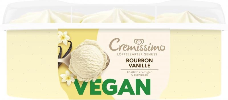 Langnese Cremissimo Bourbon Vanille Eis Vegan