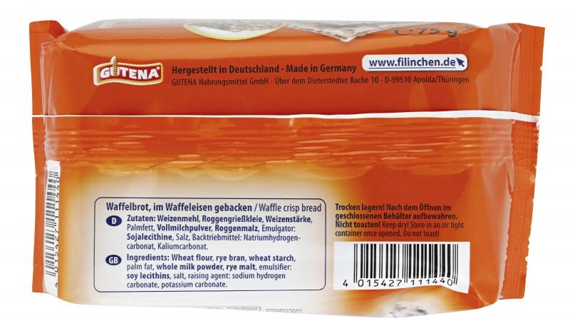 Filinchen Das Knusper-Brot Ballaststoff