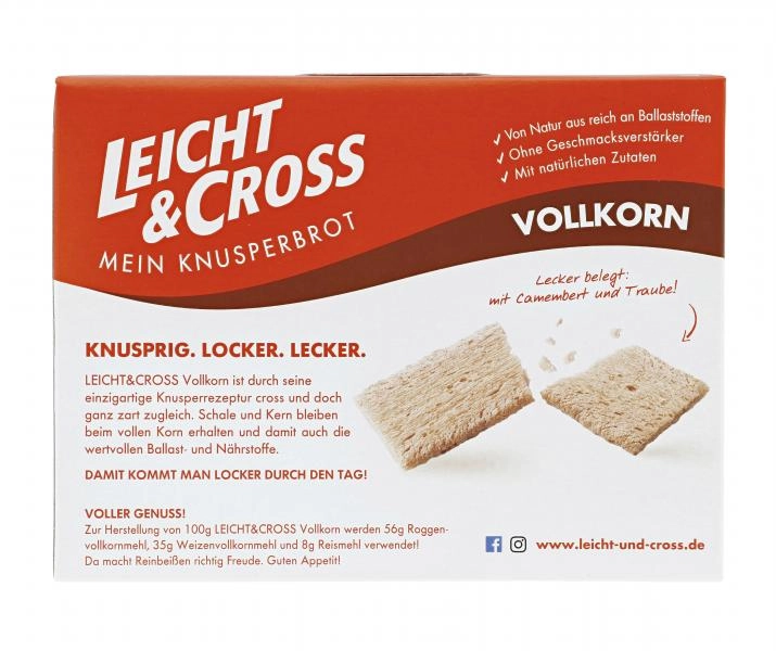 Leicht & Cross Knusperbrot Vollkorn