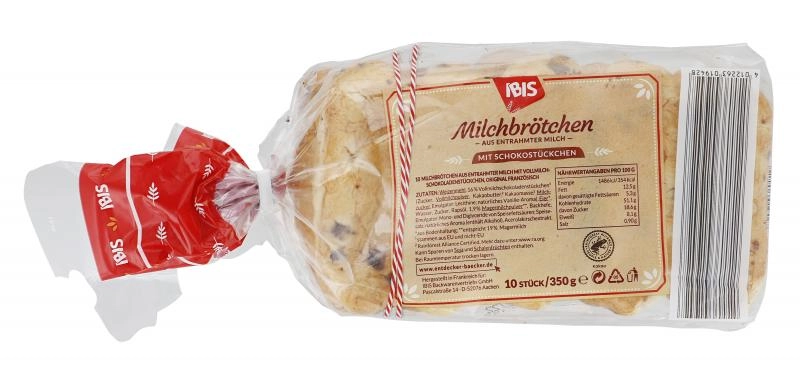 Ibis Milchbrötchen mit Schokoladenstücken