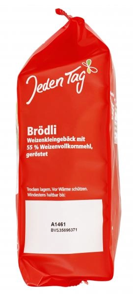Jeden Tag Brödli mit Vollkorn